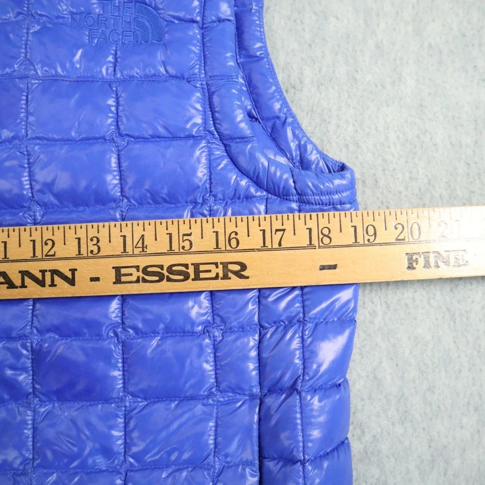 The North Face ThermoBall Eco Puffer Vest‎ Mens S Blue Quilted Hiking Gorpcore